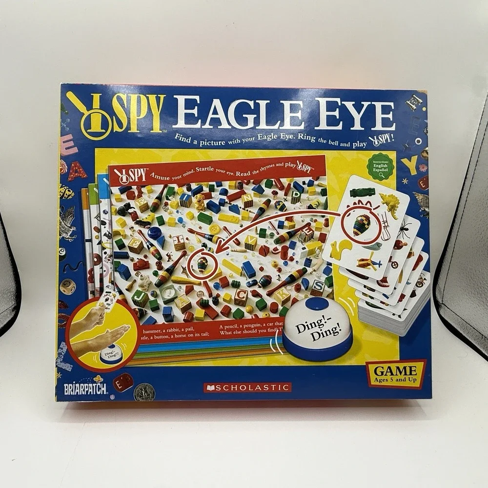 I SPY EAGLE EYE Game Find a Picture Ring the Bell Ages 5+ Great‎ Family Fun